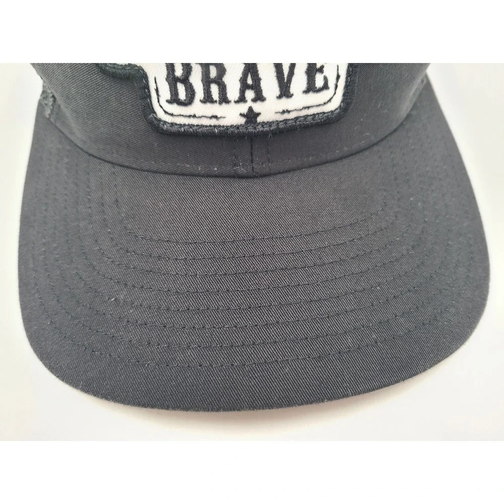 Southern Brave Richardson Mesh Trucker Snapback Hat Cap Country Men Women Black‎